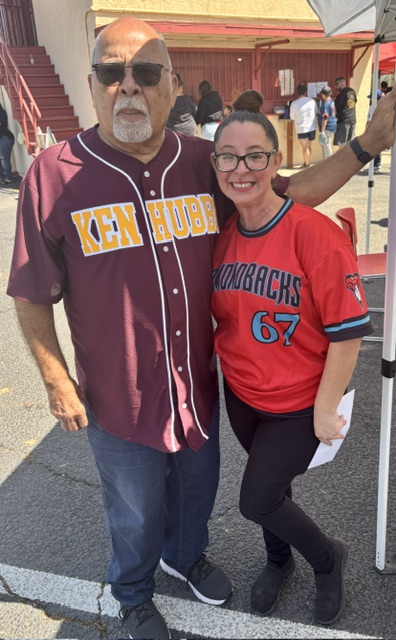 Mayor Frank J. Navarro celebrating Colton youth at the Ken Hubbs Little League closing ceremonies. Photo 23 of 23.