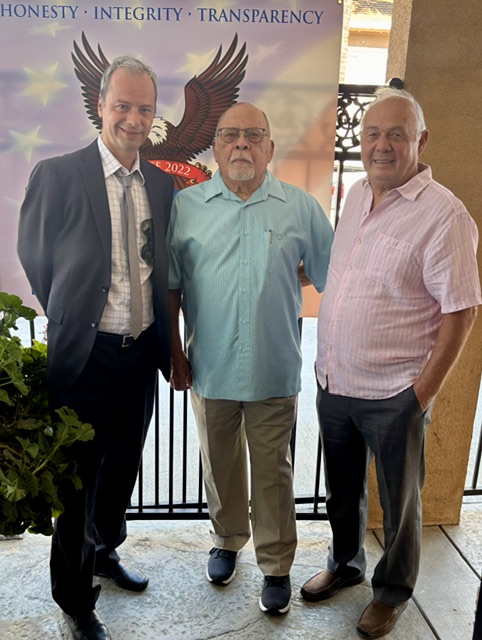 Mayor Frank J. Navarro at the 2026 re-election campaign kickoff in Colton, California, with family, supporters, and community members. Photo 19 of 34.