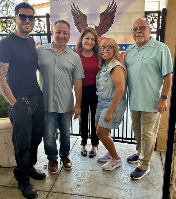 Mayor Frank J. Navarro at the 2026 re-election campaign kickoff in Colton, California, with family, supporters, and community members. Photo 6 of 34.
