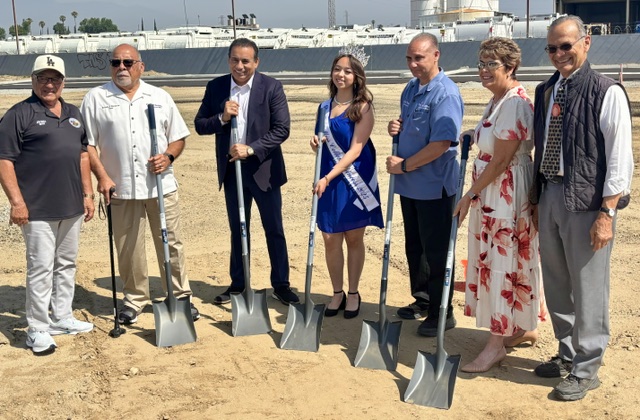 Mayor Frank J. Navarro at the Chandi Group Holiday Inn Express groundbreaking in Colton — marking new business investment in the city. Photo 24 of 24.