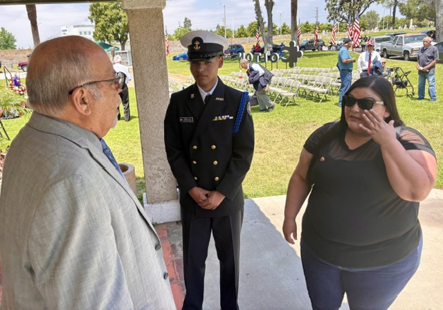 Mayor Frank J. Navarro at the City of Colton's Memorial Day 2026 ceremony honoring veterans and fallen service members. Photo 4 of 25.