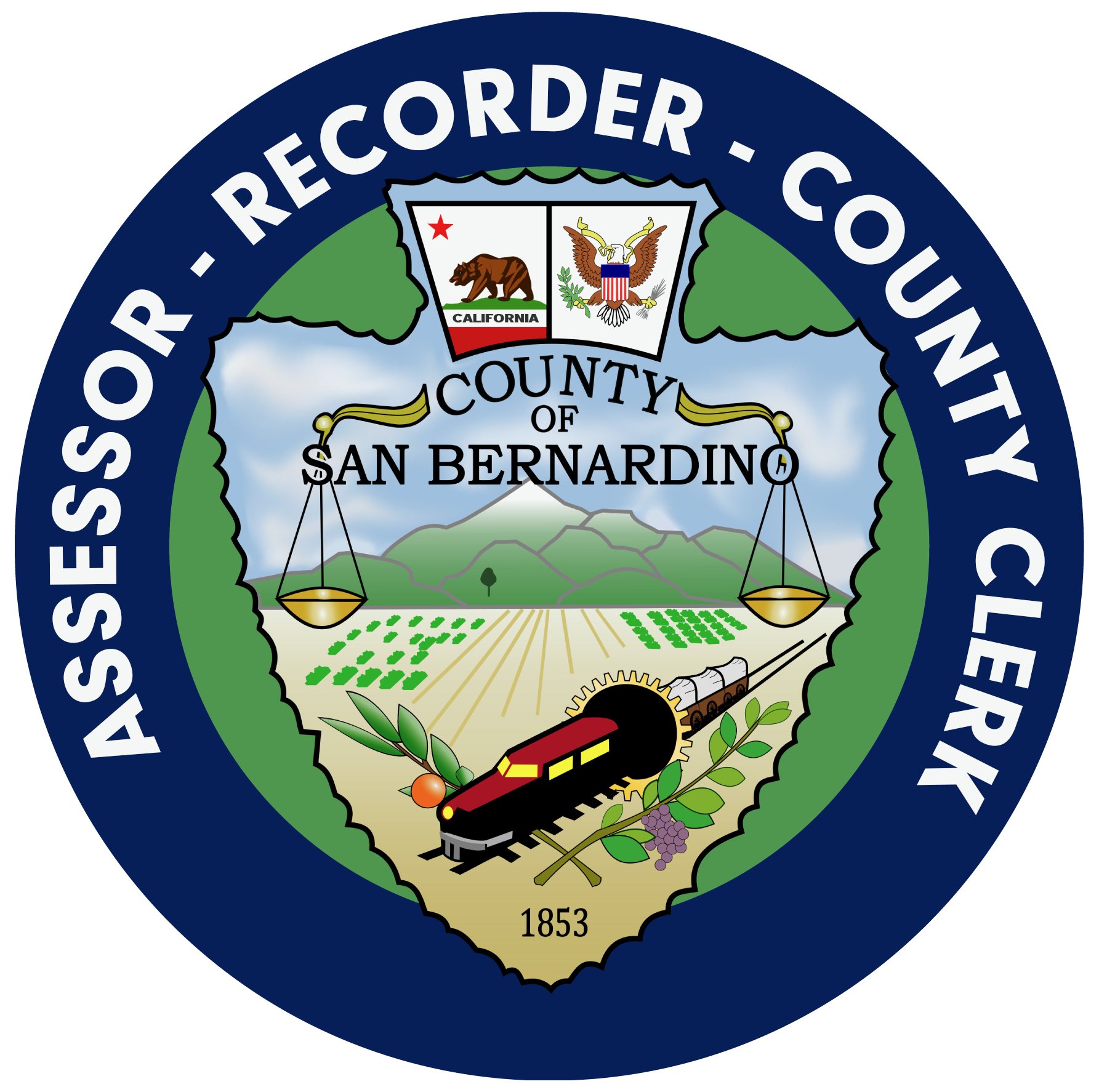 San Bernardino County Assessor-Recorder-County Clerk seal