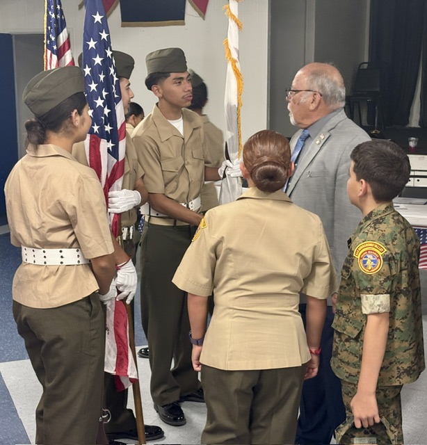 Mayor Frank J. Navarro at the City of Colton's Memorial Day 2026 ceremony honoring veterans and fallen service members. Photo 21 of 25.