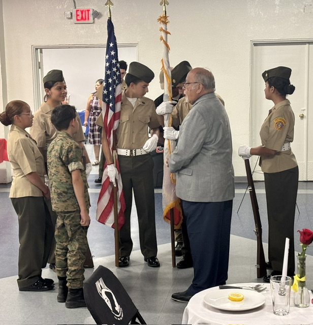 Mayor Frank J. Navarro at the City of Colton's Memorial Day 2026 ceremony honoring veterans and fallen service members. Photo 22 of 25.