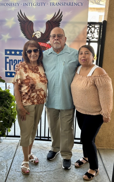 Mayor Frank J. Navarro at the 2026 re-election campaign kickoff in Colton, California, with family, supporters, and community members. Photo 8 of 34.